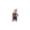 Petit robe aspect cuit Sexy noir avec dentelle 